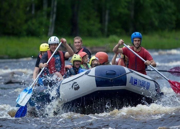Сплав по реке Суна - фото