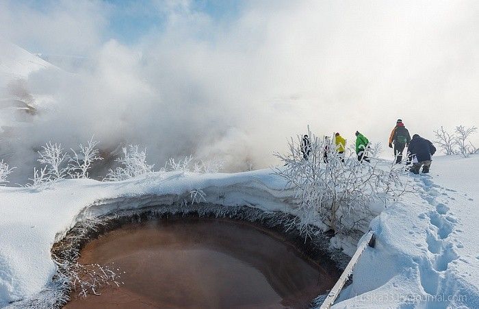 Вулканы севера и юга Камчатки - фото