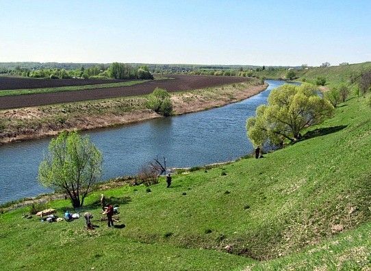 Перекаты реки Нугрь - байдарочный тур - фото