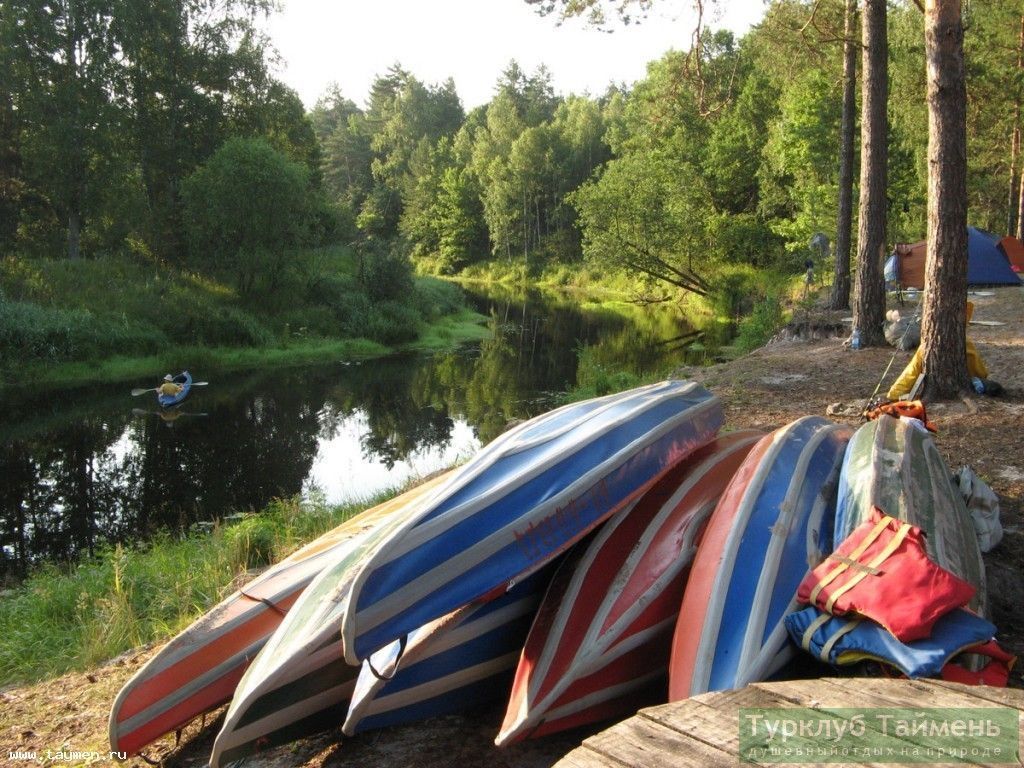 Сплав по реке Теша в выходные - фото