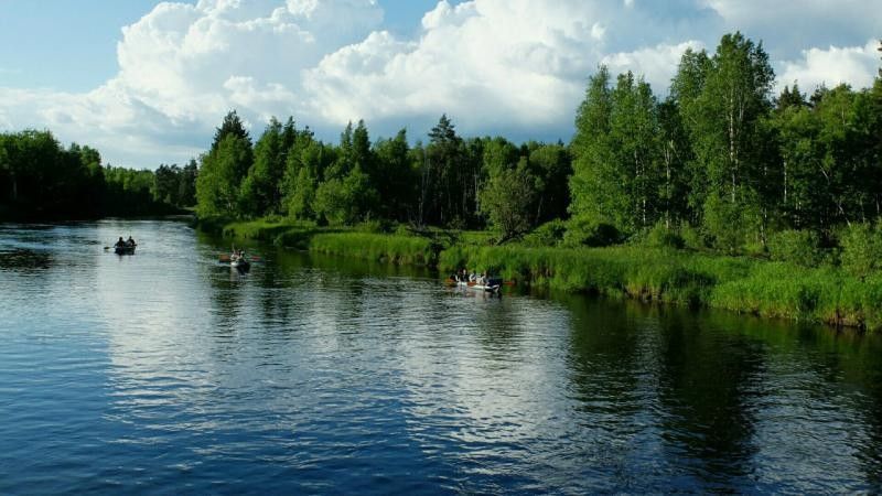 Поход на байдарках по реке Пра (Длинный) - фото