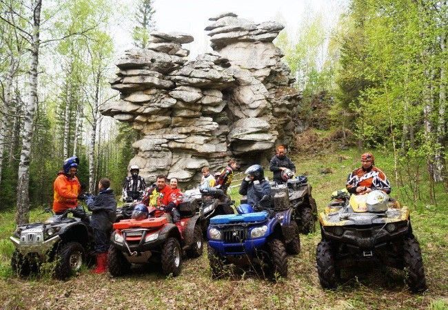 На квадроциклах на перевал Дятлова - фото