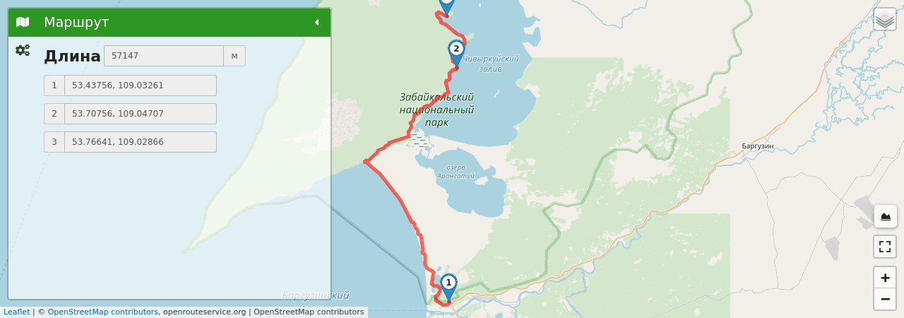 Тропа в бухту Змеевая путь на карте Тропа в бухту Змеевая трек на карте