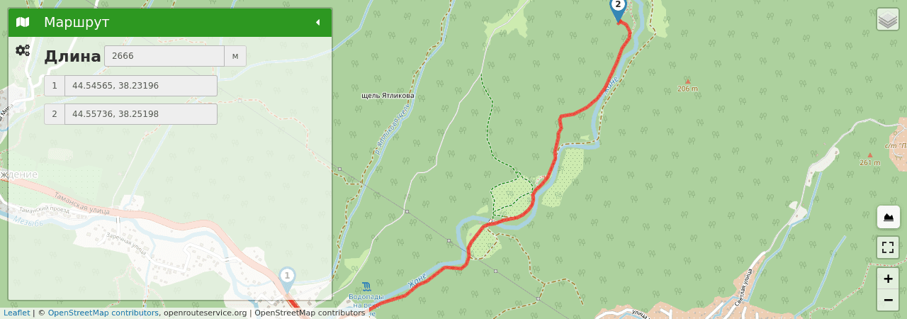 Дольмены Геленджика путь на карте Дольмены Геленджика трек на карте