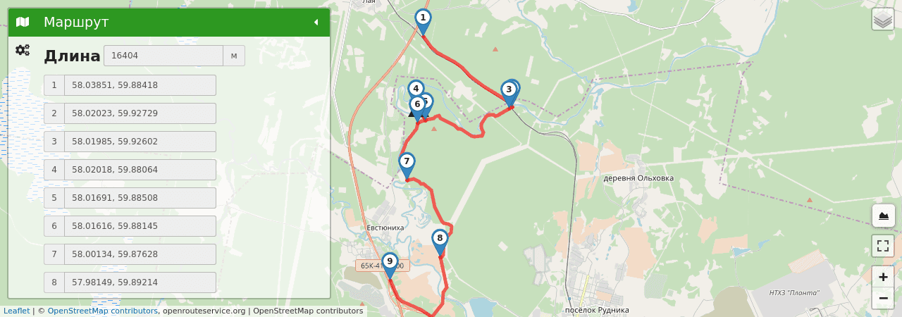 Медведь-Камень (Ермаково городище) (Свердловская область) путь на карте Медведь-Камень (Ермаково городище) (Свердловская область) трек на карте